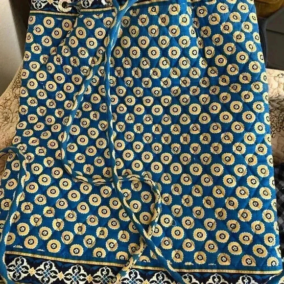 Vera Bradley Blue Daisy Backpack - Picture 2 of 4